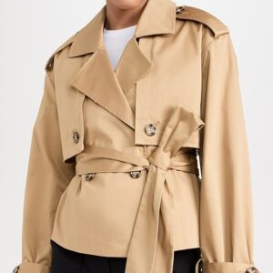 Favorite Daughter The Cropped Charles Trench Coat The Cropped Charles Trench Coat