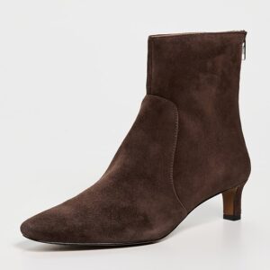 Madewell The Dimes Kitten Heel Boots in Suede