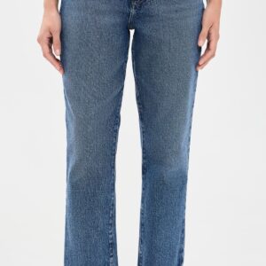 Favorite Daughter The Dot Mid Straight Ankle Jeans