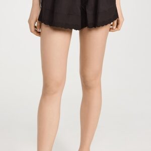 THE GREAT. The Eyelet Tap Shorts