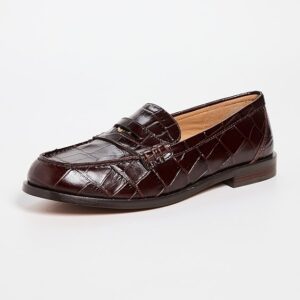 The Grayson Penny Loafer in Stamped Leather
