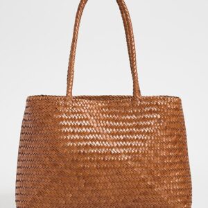 The Handwoven Leather Tote