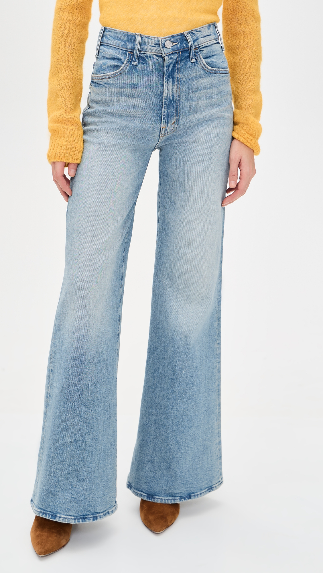 MOTHER The Hustler Roller Sneak Jeans