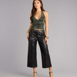 Windsor The Icon Faux Leather Capri Pants The Icon Faux Leather Capri Pants