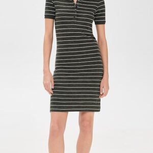 rag & bone The Knit Stripe Polo Mini Dress