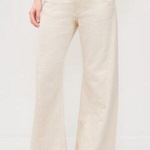 MOTHER The Lemon Twist Sneak Jeans