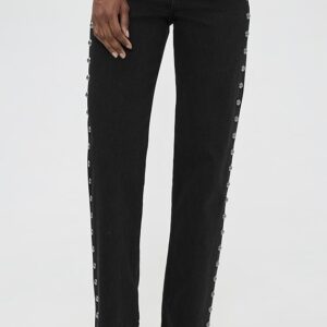 The Margot Studded Straight Jeans