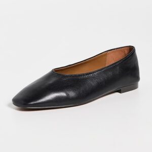 Madewell The Mylie Ballet Flat in Leather