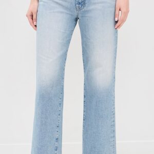 MOTHER The Rambler Zip Flood Jeans