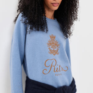 FRAME The Ritz Unisex Brushed Cashmere Sweater The Ritz Unisex Brushed Cashmere Sweater