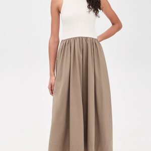 Sold Out NYC The RSVP Dress In Cream and Stone