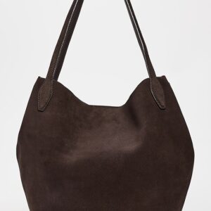 The Shopper Tote in Soft Grain Suede