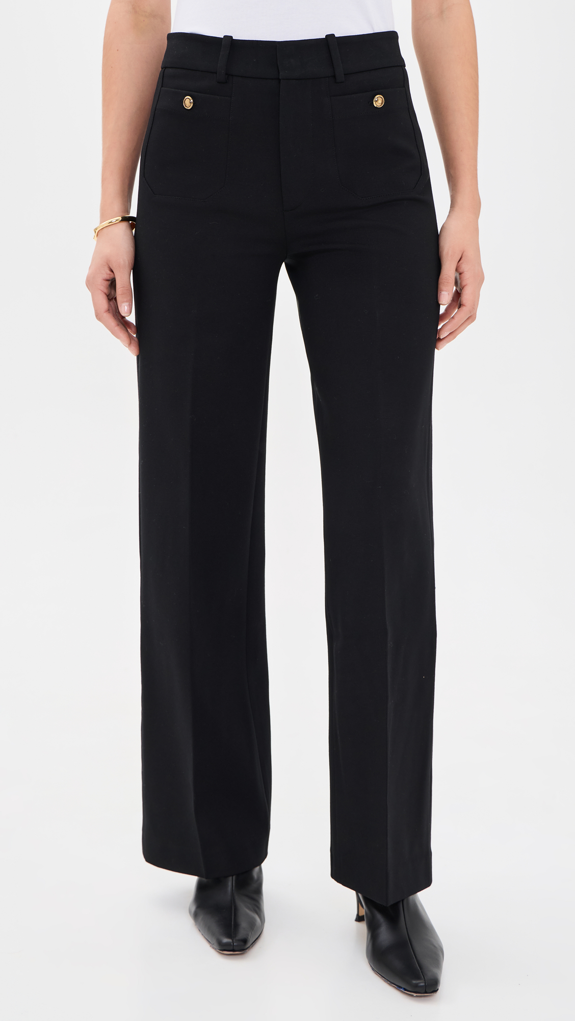FRAME The Slim Palazzo Trousers