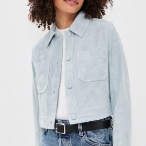 FRAME The Small Goat Suede Jacket