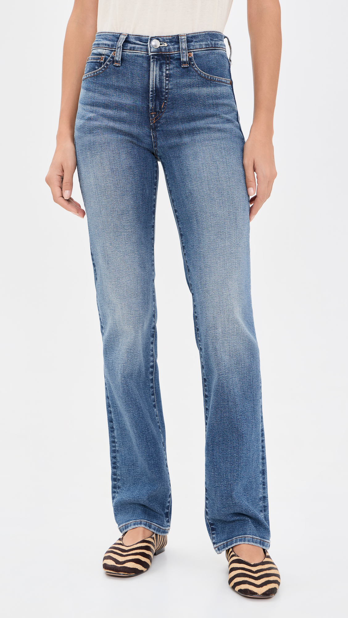 Madewell The Straight Jeans In Super Stretch Denim