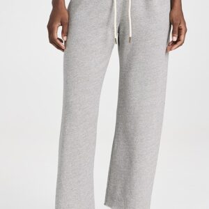 THE GREAT. The Wide Leg Cropped Sweatpants