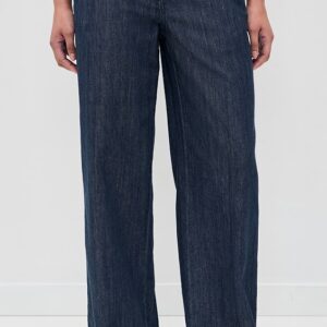 The Zoe Relaxed Straight Denim Pants