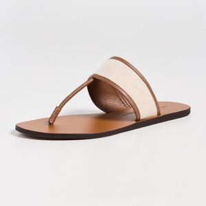 Manebi Thong Leather Sandals