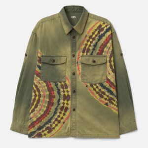 Tie-Dye Military Shirt