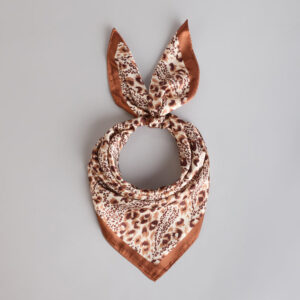 Tie It Your Way Animal Print Satin Scarf