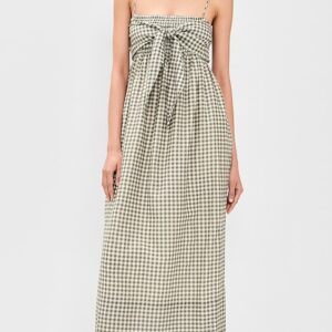 Vince Tie Smocked Cami Dress