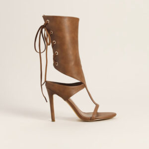 Tied With Attitude Stiletto Heels