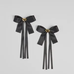 Timeless Charm Two-Pack Heart Hair Bows