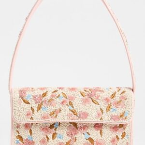 STAUD Tommy Beaded Shoulder Bag