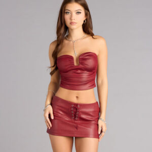 Windsor Too Hot to Handle Lace Up Micro Skort Too Hot to Handle Lace Up Micro Skort