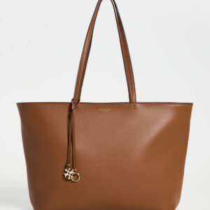 Tory Burch Top Zip Leather Tote