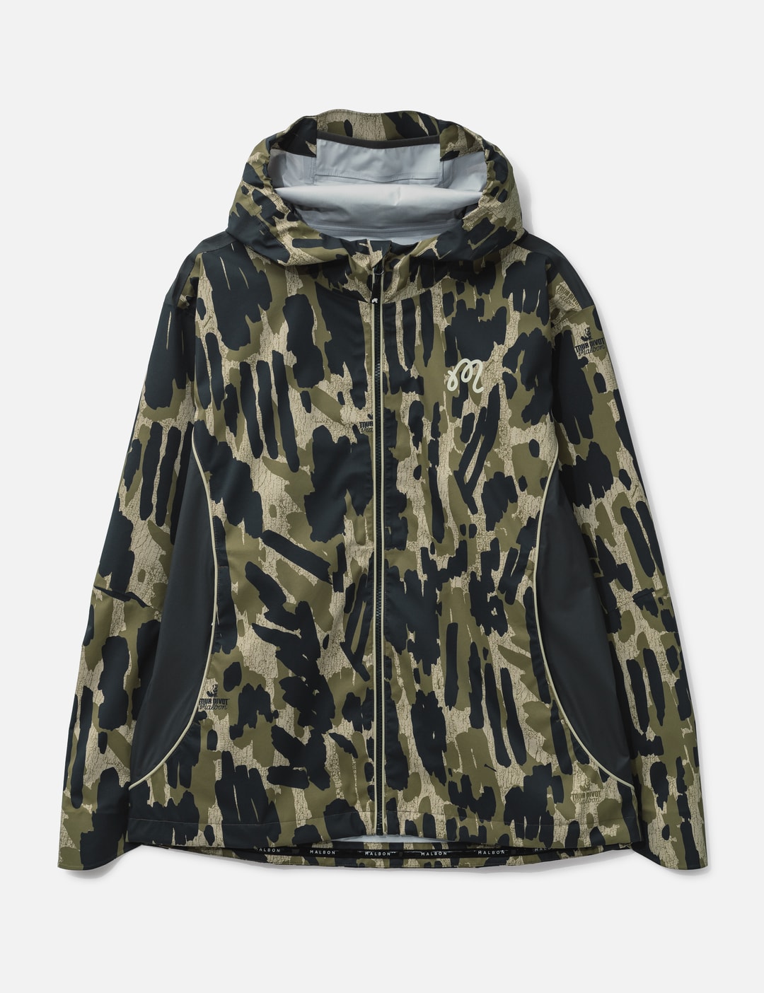 Malbon Golf Tour Divot Camo Rain Jacket