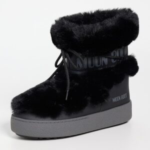 Track Faux Fur Boots