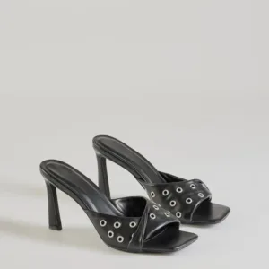 Windsor Trendy Twist Strap Stiletto Mules Trendy Twist Strap Stiletto Mules