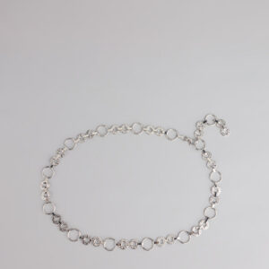 Trendy Vibes Textured O-Ring Chain Belt