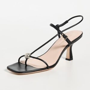Loeffler Randall Triana Strappy Mid-Heel Sandals with Ball Triana Strappy Mid-Heel Sandals with Ball