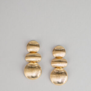Triple Take Shine Dome Earrings