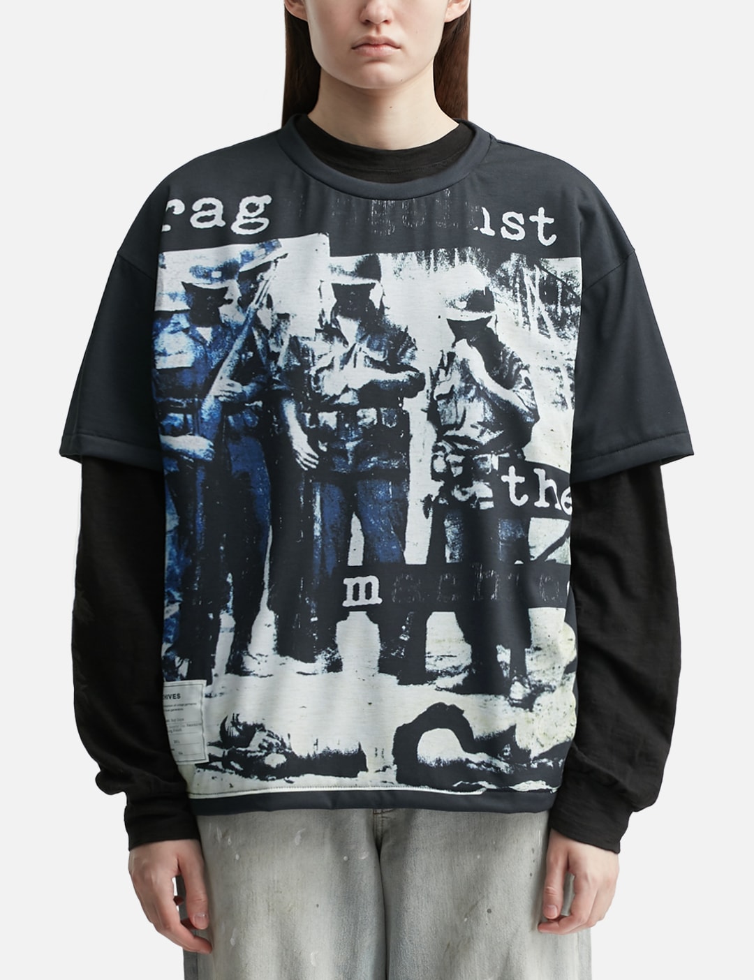 TOLQ Trompe L'Oeil Scratch T-Shirt