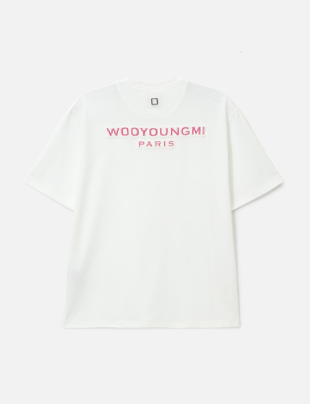 Wooyoungmi Tuft Embroidered Back Logo T-Shirt