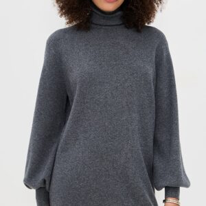 Turtleneck Sweater Dress