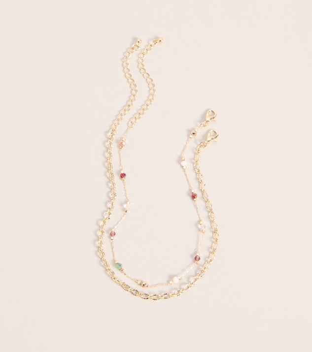 Windsor Twice As Nice Anklet Set