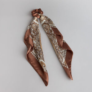 Windsor Twist of Paisley Satin Scarf Scrunchie Twist of Paisley Satin Scarf Scrunchie
