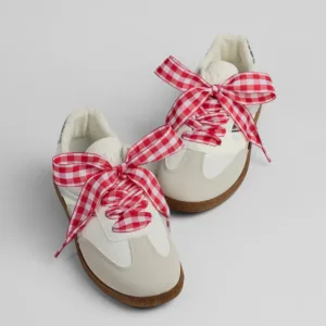 Windsor Two Pack Gingham Print Shoelaces