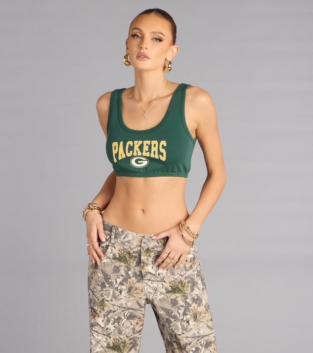 Windsor Ultra Game NFL Green Bay Packers Crop Tank Top