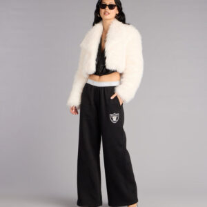Ultra Game NFL Las Vegas Raiders Wide-Leg Sweatpants