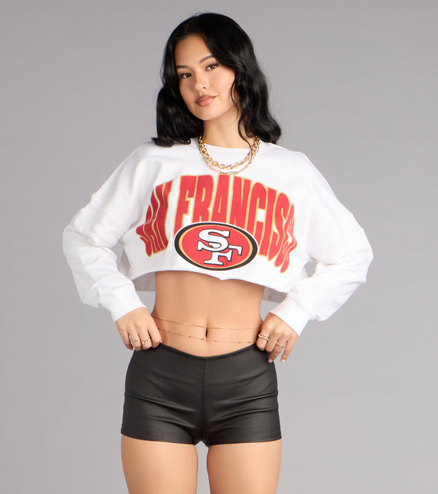 Windsor Ultra Game NFL San Francisco 49ers Crop Sweatshirt