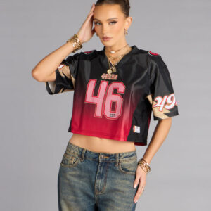 Windsor Ultra Game NFL San Francisco 49ers Mesh Crop Top Ultra Game NFL San Francisco 49ers Mesh Crop Top