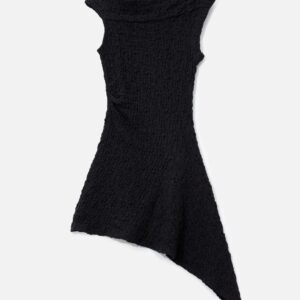 anggae Unbalanced Mini Dress