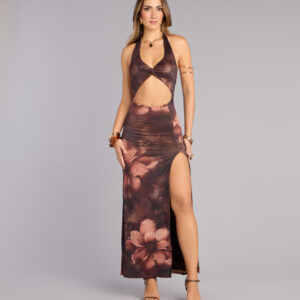 Windsor Unforgettable In Floral Cutout Maxi Dress Unforgettable In Floral Cutout Maxi Dress