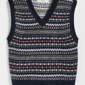 DUNST Unisex Crafted V Neck Knit Vest