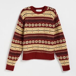 DUNST Unisex Fair Isle Sweater (Red): the cozy, graphic knit